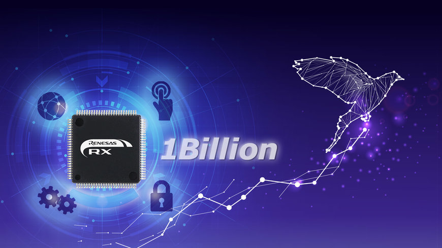 Renesas expédie le milliardième composant de la famille RX de microcontrôleurs 32 bits